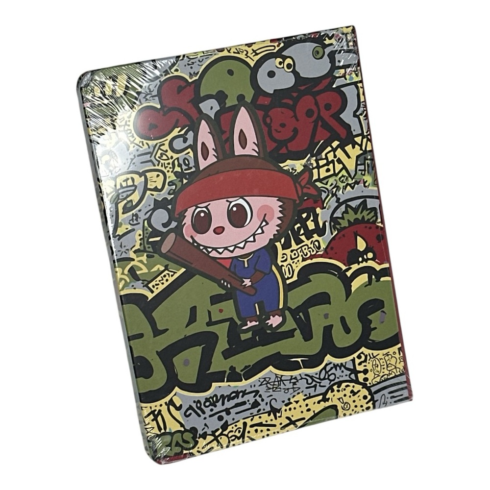 Labubu The Monsters Boom Boy in Headphones Hardcover 8x6 Notebook - Picture 3 of 4